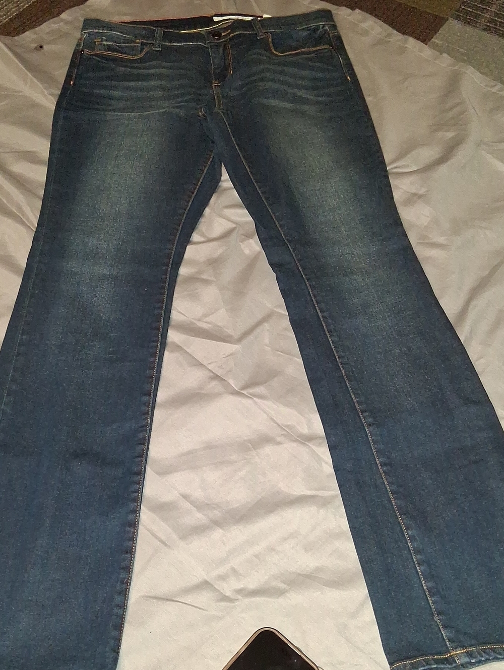 DKNY Dark Blue Bootcut Stretch Jeans